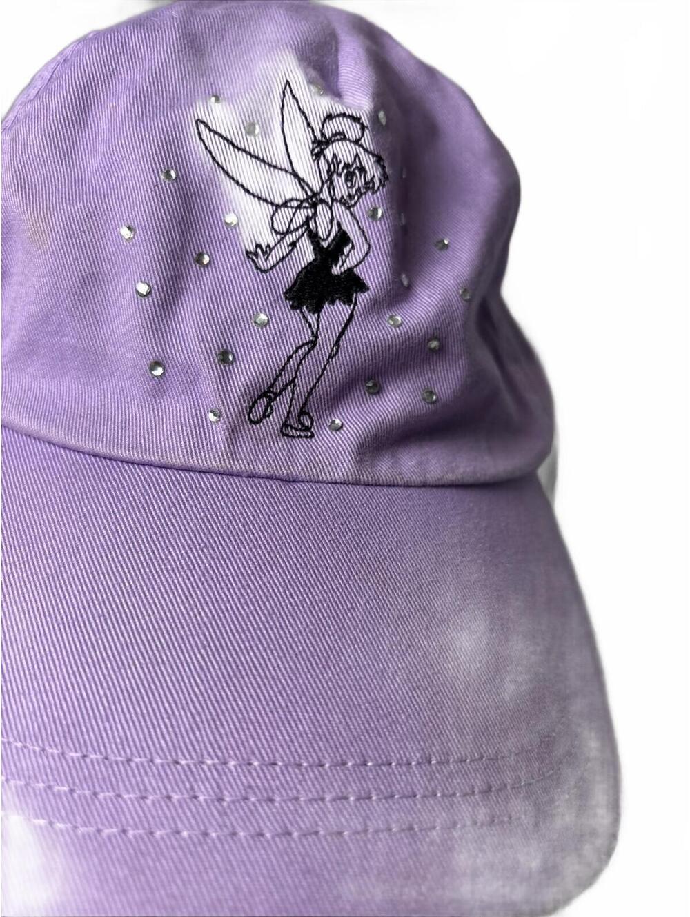 Tinker Bell Vintage Cap Disney Brand Rhinestones
